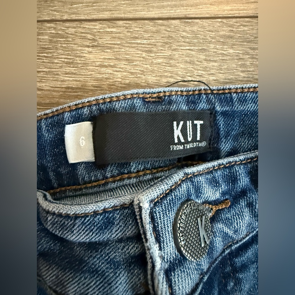 Kut From The Kloth Kelsey Fab Ab Ankle Flare High Rise Jean - Picture 6 of 12